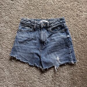 PacSun Distressed Blue Jean Shorts